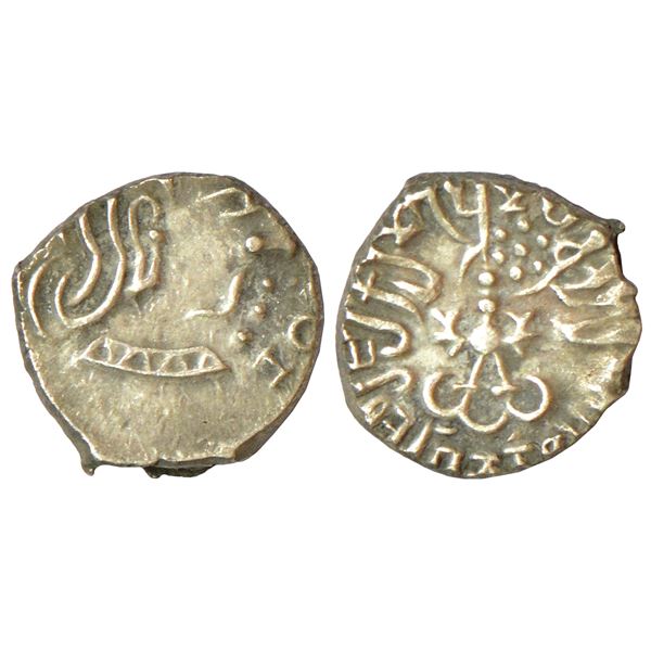 Ancient India: Gupta Empire - silver drachm of Kumara Gupta I, Western India type, 2.11g.