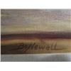 Image 8 : Framed Original Painting on Canvas - Elephants/Zebra 'Party Time' Signed by Bo Newell 29"x33"