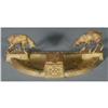Image 1 : 1 AUSTRIAN GILT BRONZE STANDISH with stags, 1