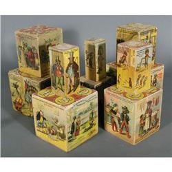 1 SET OF VICTORIAN NESTED BLOCKS the largest