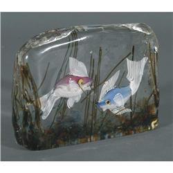 1 MURANO ART GLASS SCULPTURE Gino Cendese 5"x