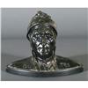 1 BRONZE BUST OF DANTE on a slate plinth 9 1/