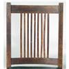 Image 2 : 1 PAIR OF MISSION OAK SIDE CHAIRS with spindl