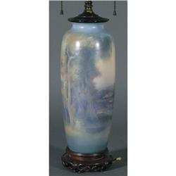1 ROOKWOOD VASE decorated with a scenic lands