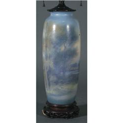 1 ROOKWOOD VASE decorated with a scenic lands