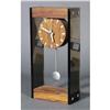 Image 1 : 1 MODERN LUCITE AND ROSEWOOD MANTLE CLOCK sta