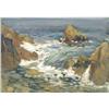 Image 2 : 1 ARTHUR J.  BEAUMONT The Rocky Coast 9 3/4"x