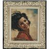 Image 1 : 1 HERMINE DAVID Gypsie Girl 18"x 15" oil on c