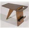 Image 1 : 1 JENS RISOM Walnut Magazine Stand, unsigned.