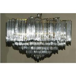 1 IMPRESSIVE CRYSTAL MODERNE CHANDELIER the b