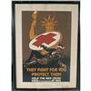 Image 1 : 1 WORLD WAR I RED CROSS POSTER "They Fight Fo