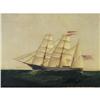 Image 2 : 1 AMERICAN SCHOOL SHIP PORTRAIT "IBIS" 24"x 3