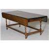 Image 1 : 1 PINE DROP LEAF HARVEST TABLE 78" long 19th