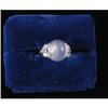 Image 1 : 1 STAR SAPPHIRE RING set in platinum with dia