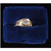 Image 1 : 1 MAN'S RING set with approx .30 ct diamond 1