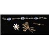 Image 1 : 1 MOONSTONE AND DIAMOND BRACELET together wit