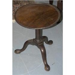 1 GEORGE II MAHOGANY KETTLE STAND 18" diamete