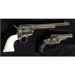 1 COLT 45 REVOLVER later nickle plating and i