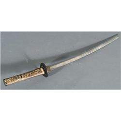 1 JAPANESE KATANA 18 3/4" blade plus 5" tang