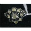 Image 1 : 1 ANTIQUE DIAMOND RING set with eight stones