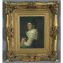 1 KARL BOGDANOVICH WENIG Portrait of a Tyroli