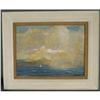 Image 1 : 1 ETTORE CASER Coastal with Sail Boat 18"x24"