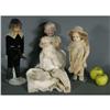 Image 1 : 1 GROUP OF 3 DOLLS incl. comp, bisque and fel