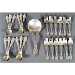 1 GORHAM "MYTHOLIQUE" STERLING FLATWARE (24)