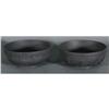 Image 1 : 1 PAIR OF WEDGWOOD BLACK BASALT BOWLS, each a