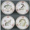 Image 4 : 1 RUSSIAN KORNILOW BROS FISH SET (12) plates,