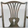 Image 2 : 1 GEORGIAN CARVED MAHOGANY ARMCHAIR 18th cent