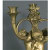 Image 2 : 1 PAIR OF FRENCH BRONZE AND MARBLE FIGURAL CA