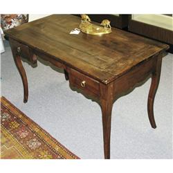 1 FRENCH PROVINCIAL FRUITWOOD WRITING TABLE 4