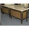 Image 1 : 1 PAIR OF LOUIS XV STYLE MARBLE TOP COMMODES