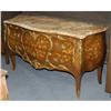 Image 1 : 1 LOUIS XV STYLE COMMODE with marble top 60"