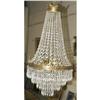 Image 1 : 1 CRYSTAL CHANDELIER 31" high, 15" diameter m