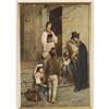 Image 1 : 1 ITALIAN SCHOOL GENRE 15"x10" o/c, dated 189