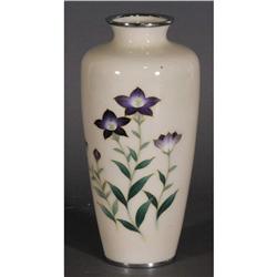 1 JAPANESE CLOISSONE VASE 10" high