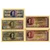Image 1 : Government of Ceylon, 1942 Issued Banknote Quintet