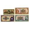 Image 1 : Quartet of Issued Colombia Banknotes, 1949-1960