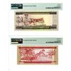 Image 2 : Banque Nationale du Congo. 1970 &-1968 Pair of Specimen Banknotes