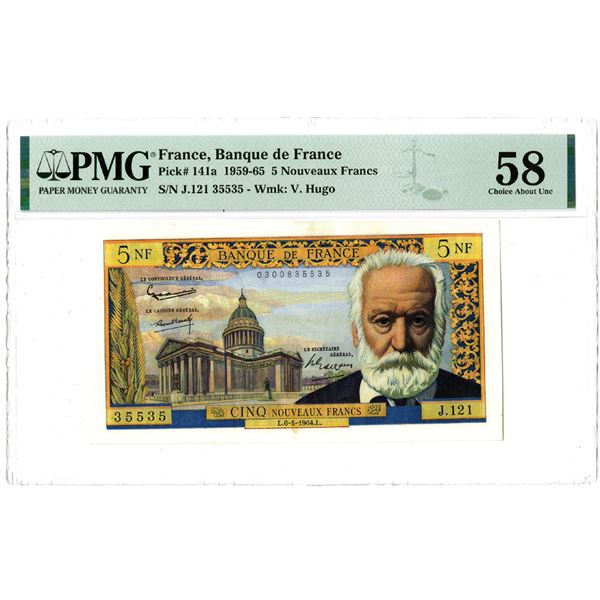Banque de France. 1964. Issue Banknote