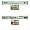Image 1 : Hawaiian Government. ND (ca.1880s). Pair of Specimen Bond Coupons