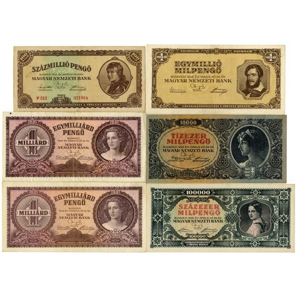 Hungarian National Bank Collection of Issued Banknotes, 1944-1945