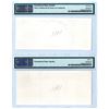 Image 2 : Banco Mercantil Mexicano, ND (1882) "Top Pop" Proof Face and Back Banknote Pair.