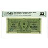 Image 1 : New Hebrides, Services Nationaux Francais, ND (1943) Emergency Issue Banknote