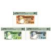 Image 1 : Qatar Central Bank, ND (2007) and ND (2008 to 2015) Issue Banknotes, Matching Low Serial Numbers "00