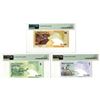 Image 2 : Qatar Central Bank, ND (2007) and ND (2008 to 2015) Issue Banknotes, Matching Low Serial Numbers "00