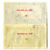 Image 2 : National Bank of Viet Nam, 1955 ND Third Issue Uniface Front and Back Specimens