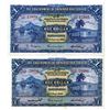 Image 1 : The Government of Trinidad and Tobago, 1939-42 Issued Banknote Pair
